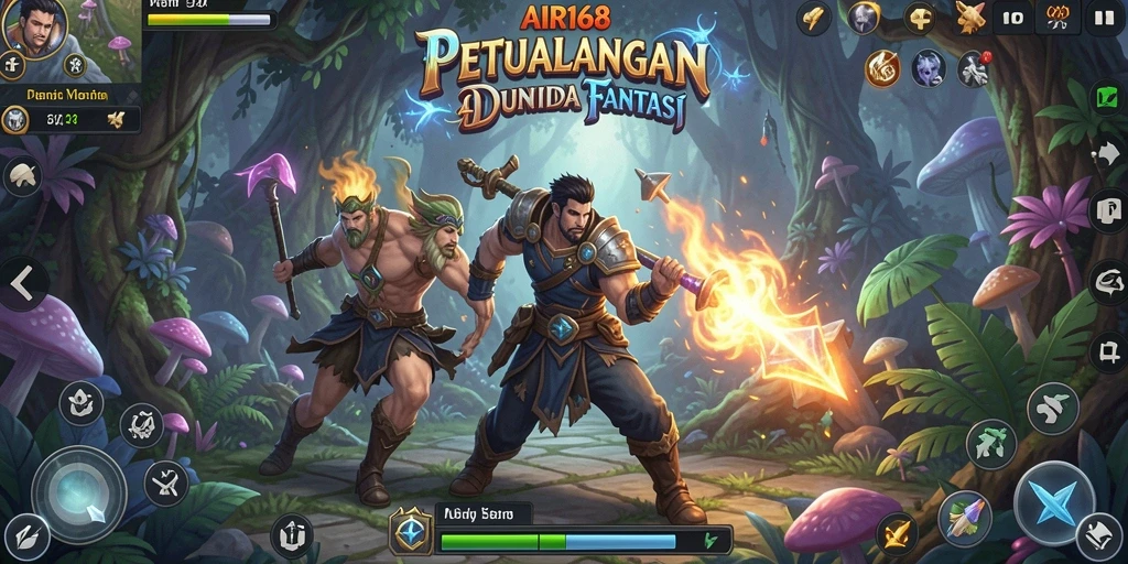 Tampilan gameplay epik dan karakter yang mendebarkan dalam AIR168.