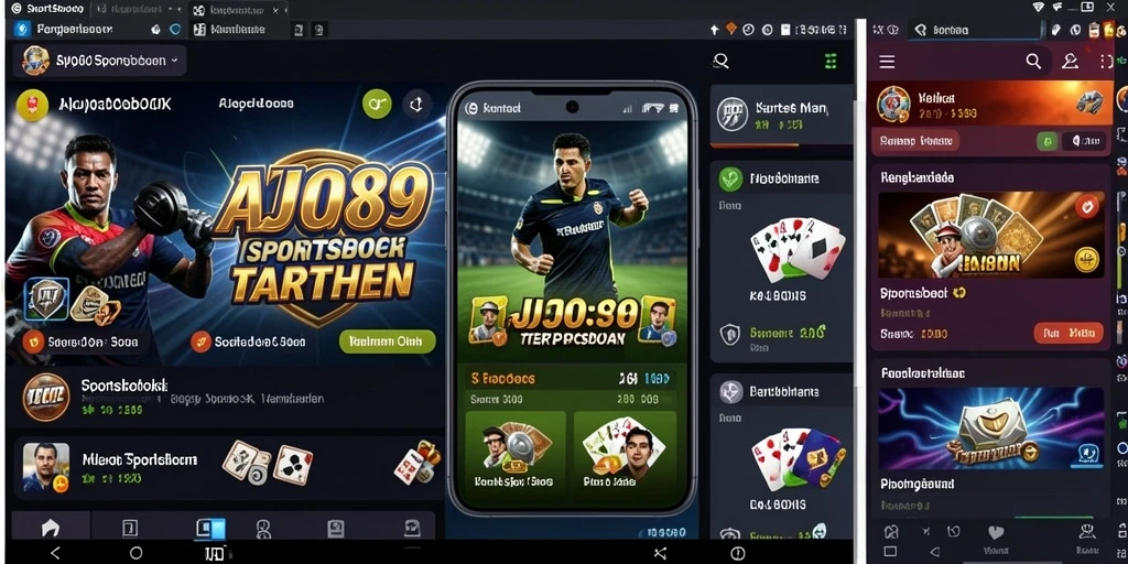 Tampilan gameplay AJO89 yang menarik saat taruhan berlangsung.