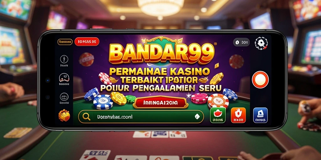 Tampilan menarik dari gameplay Kasino di BANDAR99.