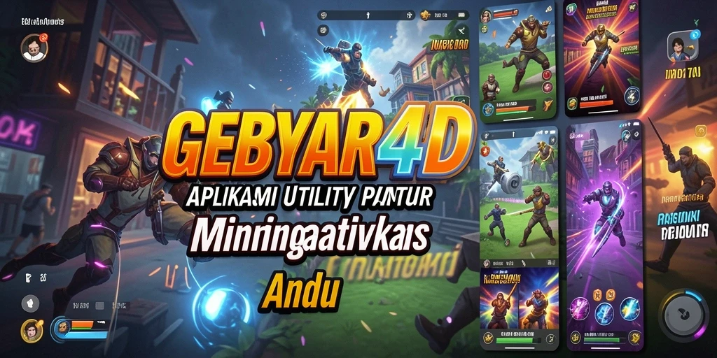 Tampilan antarmuka GEBYAR4D yang sederhana dan efektif.