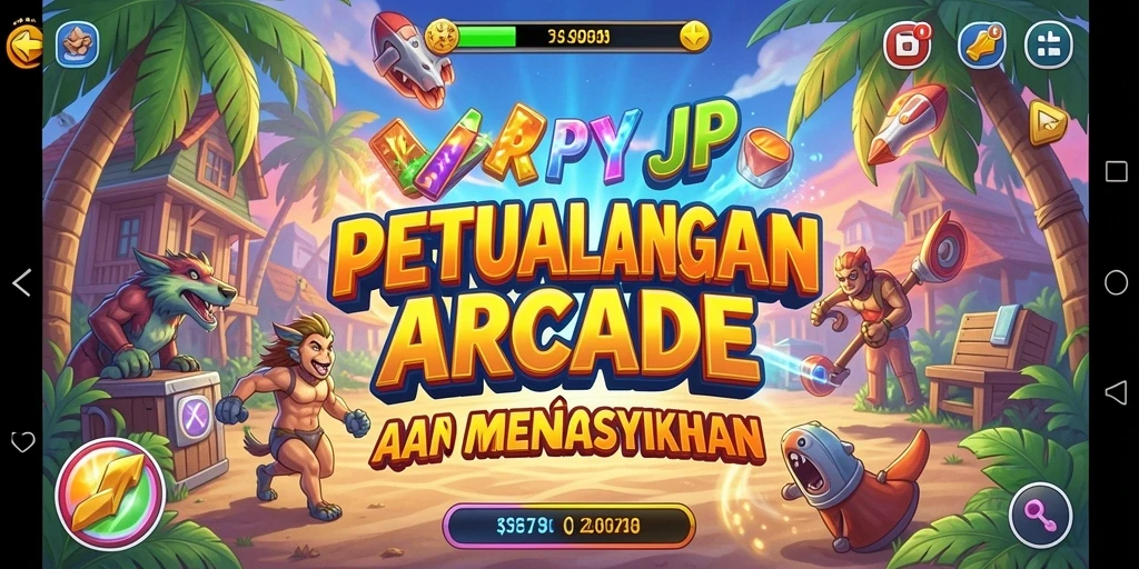 Tampilan gameplay HARAPJP yang menantang dan seru di dunia Arcade.