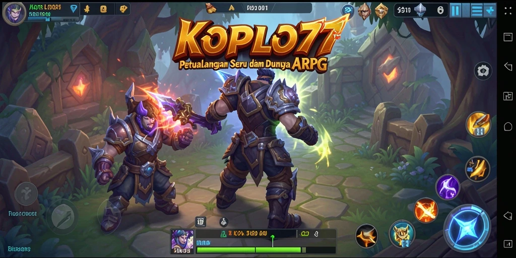 Screenshot gameplay KOPLO77 yang menampilkan aksi seru dalam pertarungan ARPG.