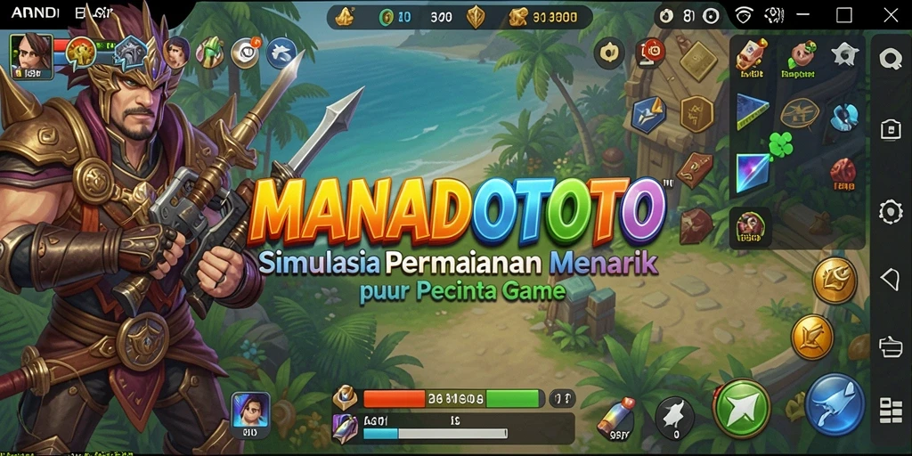 Tampilan gameplay MANADOTOTO yang menarik dan dinamis.