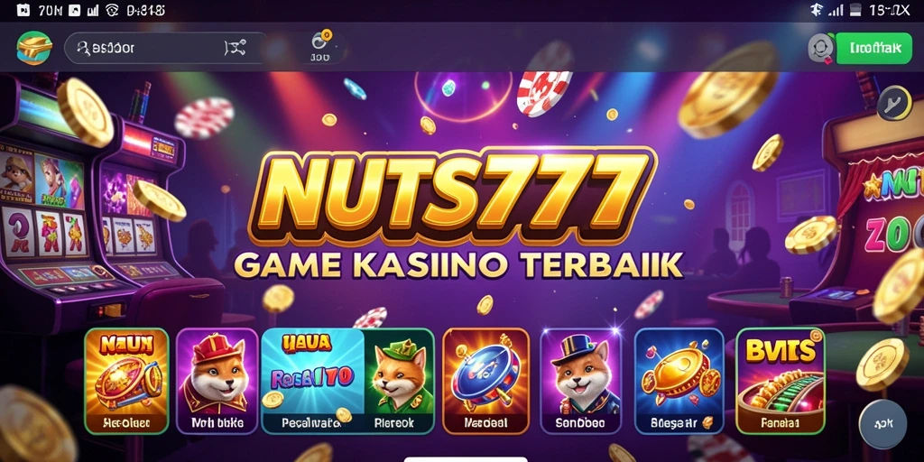 Tampilan gameplay NUTS777 yang menghibur dan menarik.