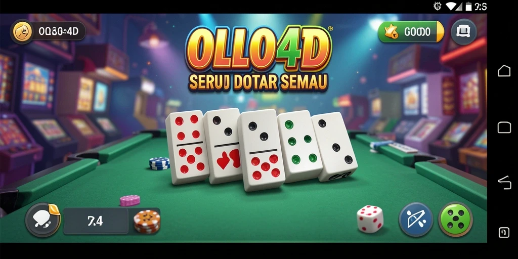 Tampilan gameplay menarik yang menunjukkan suasana kompetisi Domino.