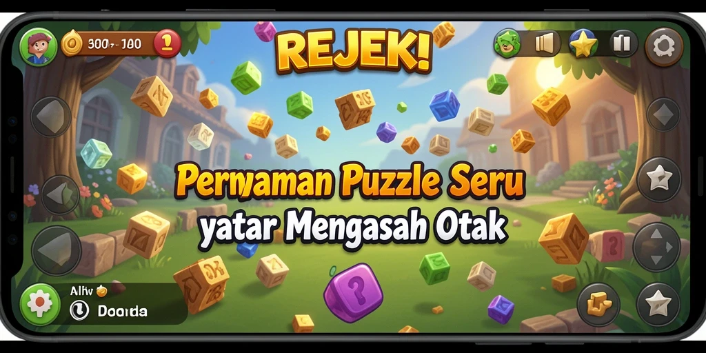 Tampilan gameplay REJEKI yang menarik dan menantang.