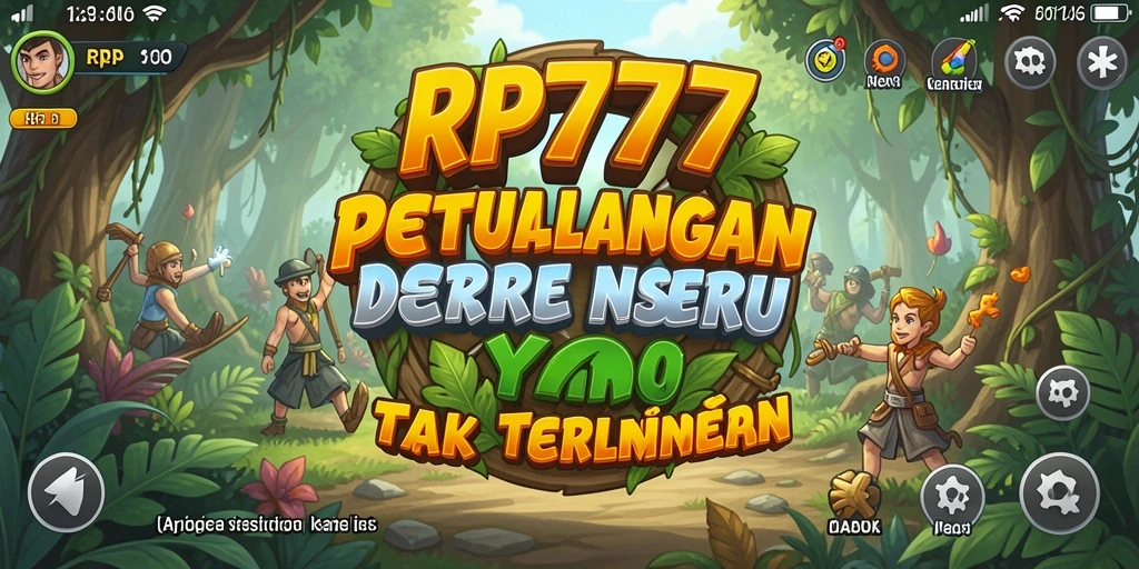 Tangkapan layar utama RP777 menampilkan aksi seru petualangan di dunia yang menakjubkan.