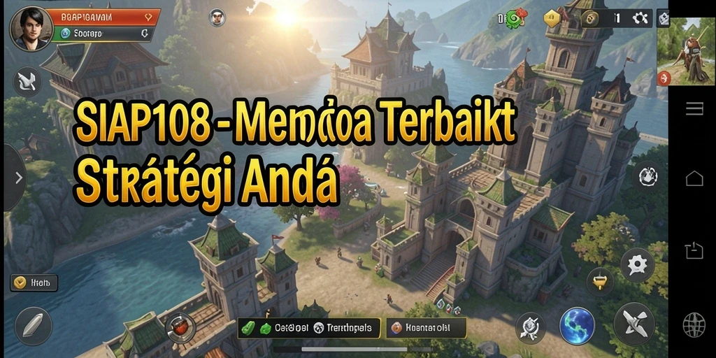 Tampilan menara pertahanan pada gameplay SIAP108 yang menegangkan.